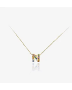 Colgante Lyric Multicolor Gold