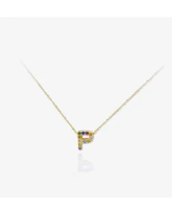 Colgante Lyric Multicolor Gold