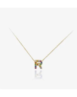 Colgante Lyric Multicolor Gold