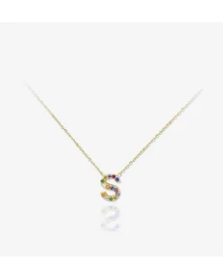 Colgante Lyric Multicolor Gold