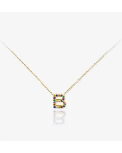 Colgante Lyric Multicolor Gold