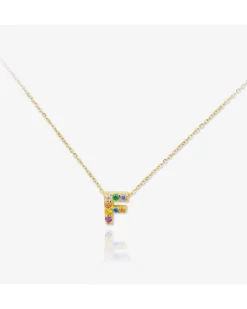 Colgante Lyric Multicolor Gold