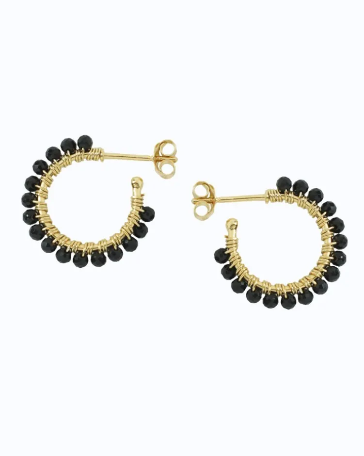 Pendiente Mataki Black Gold