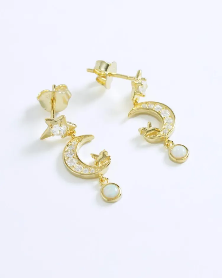 Pendientes Evren Oro