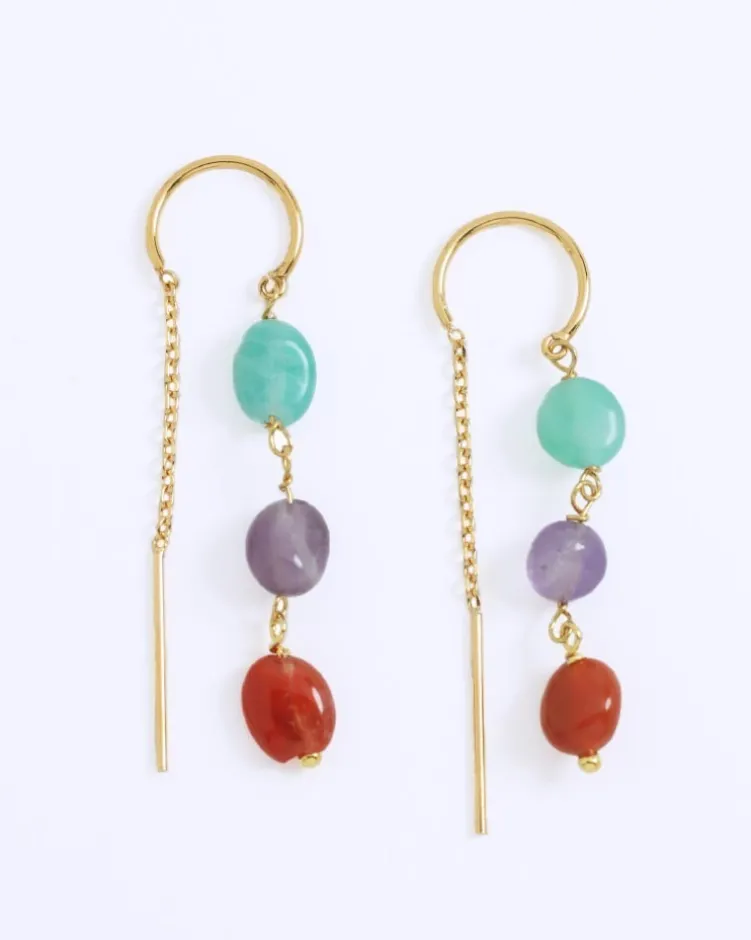 Pendientes Qetesh Oro