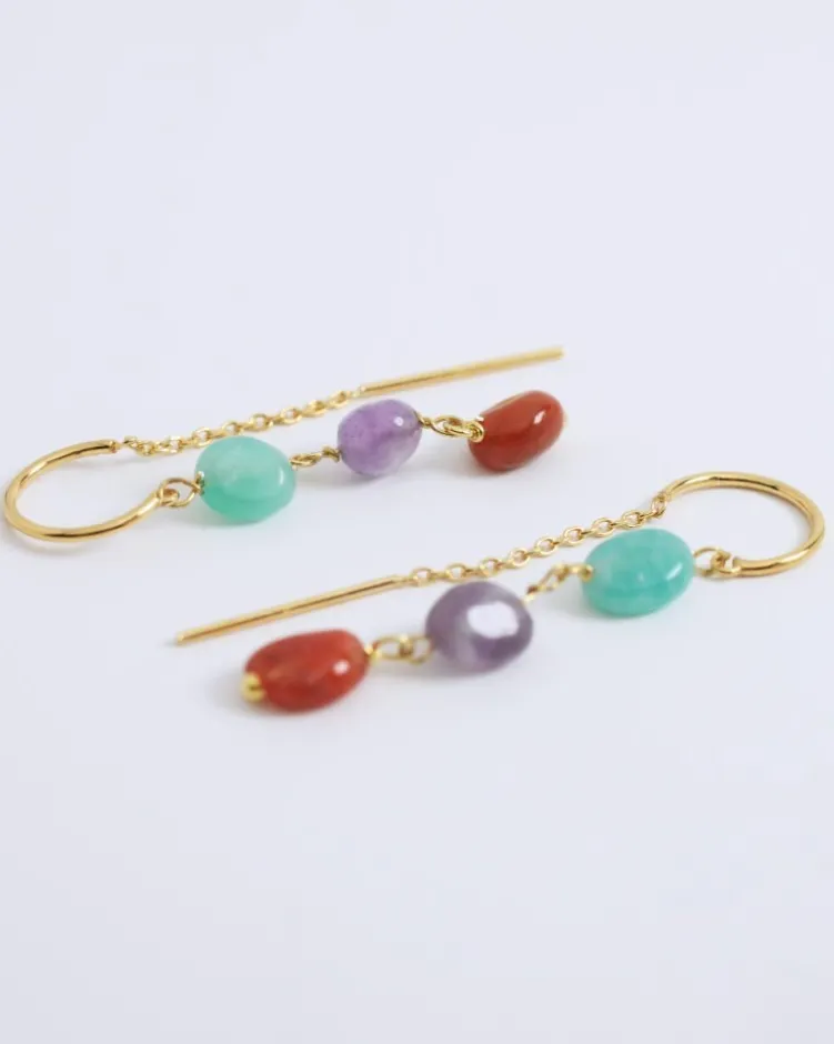 Pendientes Qetesh Oro